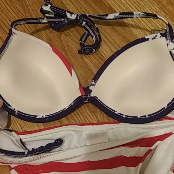 Nwot American flag bikini pushup - Picture 2 of 2